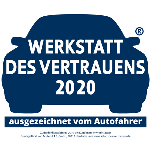 Werkstatt des Vertrauens 2020 - Autohaus Overschmidt